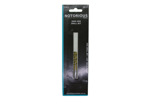3mm HSS Drill Bits - 3 Pack