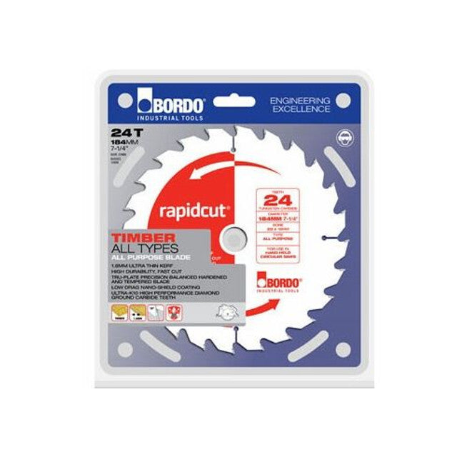 Bordo Rapidcut Thin Kerf Saw Blades (Various Sizes)