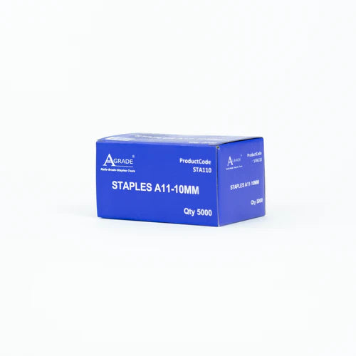 10mm A11 Staples Series Staples (T50 Equivalent) - Box of 5000