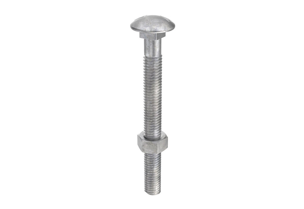 Coach / Cuphead Bolts and Nuts - Galvanised - Class 4.6 (Various Sizes) - COMING SOON