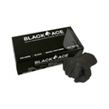 Extra Large Black Ace Disposable Nitrile Gloves - Powder Free - Box of 100