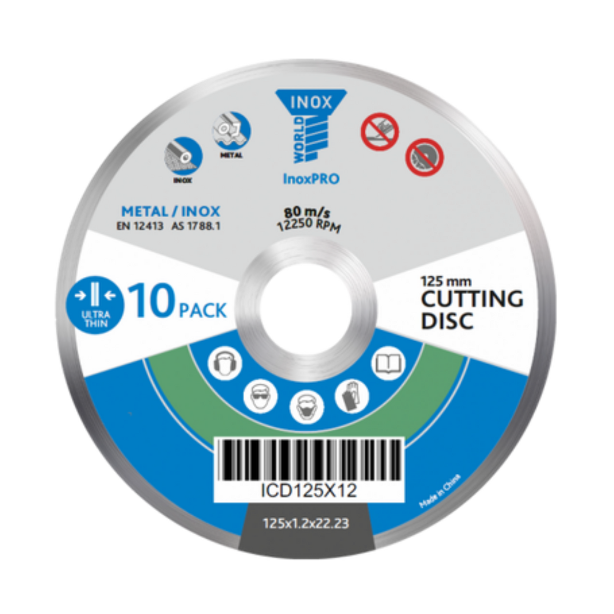 Grinder Cutting Disk 125mm x1.2mmx 22.23mm Ultra Thin (Various Pack Si ...