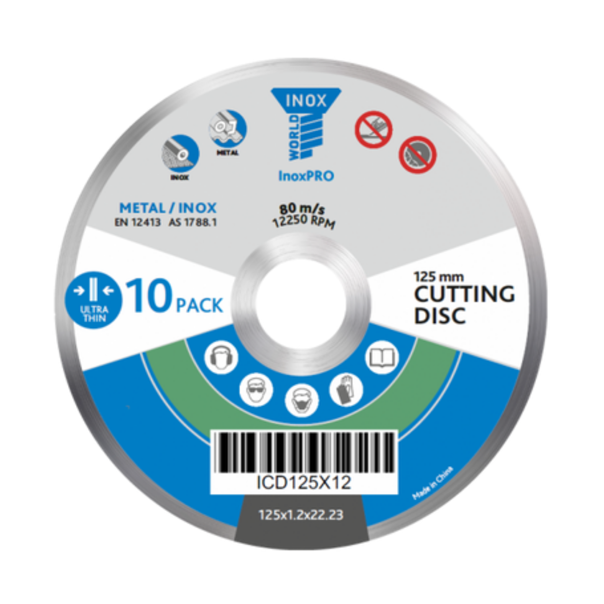 Grinder Cutting Disk 125mm x1.2mmx 22.23mm Ultra Thin (Various Pack Sizes)