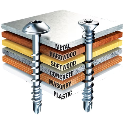 MultiOne Truss Head Torx Drive - Multi Material Diagram