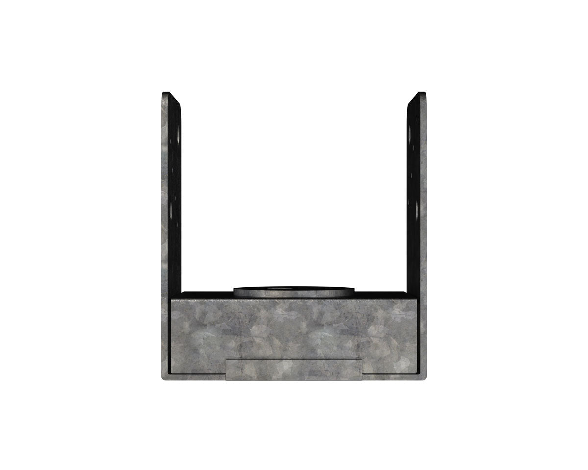 Adjustable U-Cup Bolt Down Post Support - Galvanised (Various Sizes) - Box of 6