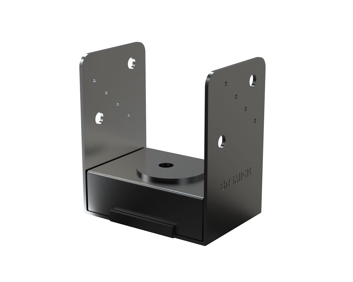 Adjustable U-Cup Bolt Down Post Support - 316 Stainless Steel (Various Sizes) - Box of 4