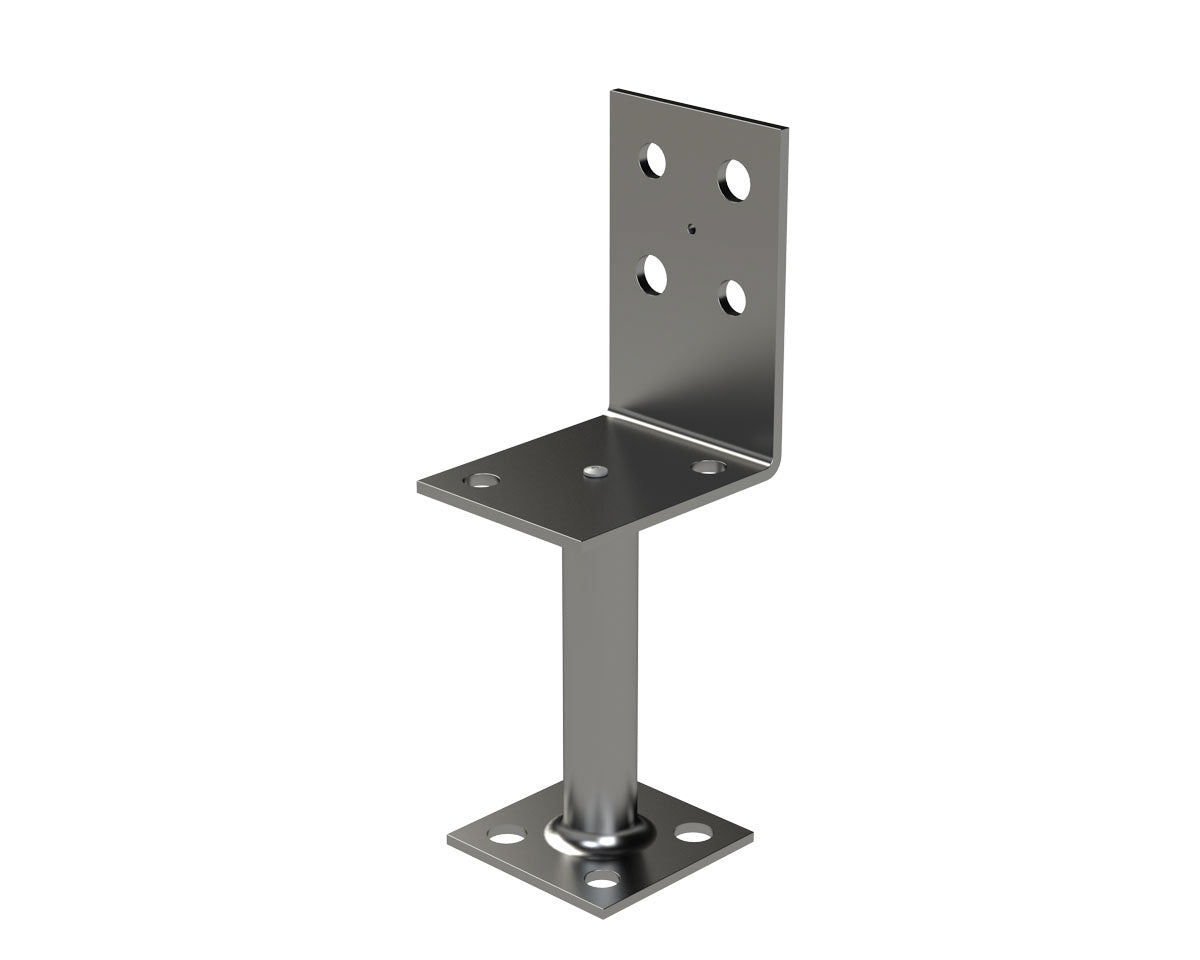 Half Stirrup Post Support- 316 Stainless Steel (Various Sizes) - Box o ...