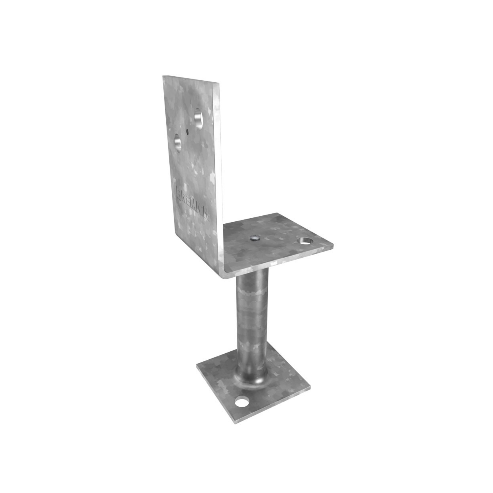 Half Stirrup Post Support - Galvanised (Various Sizes) - Box of 6