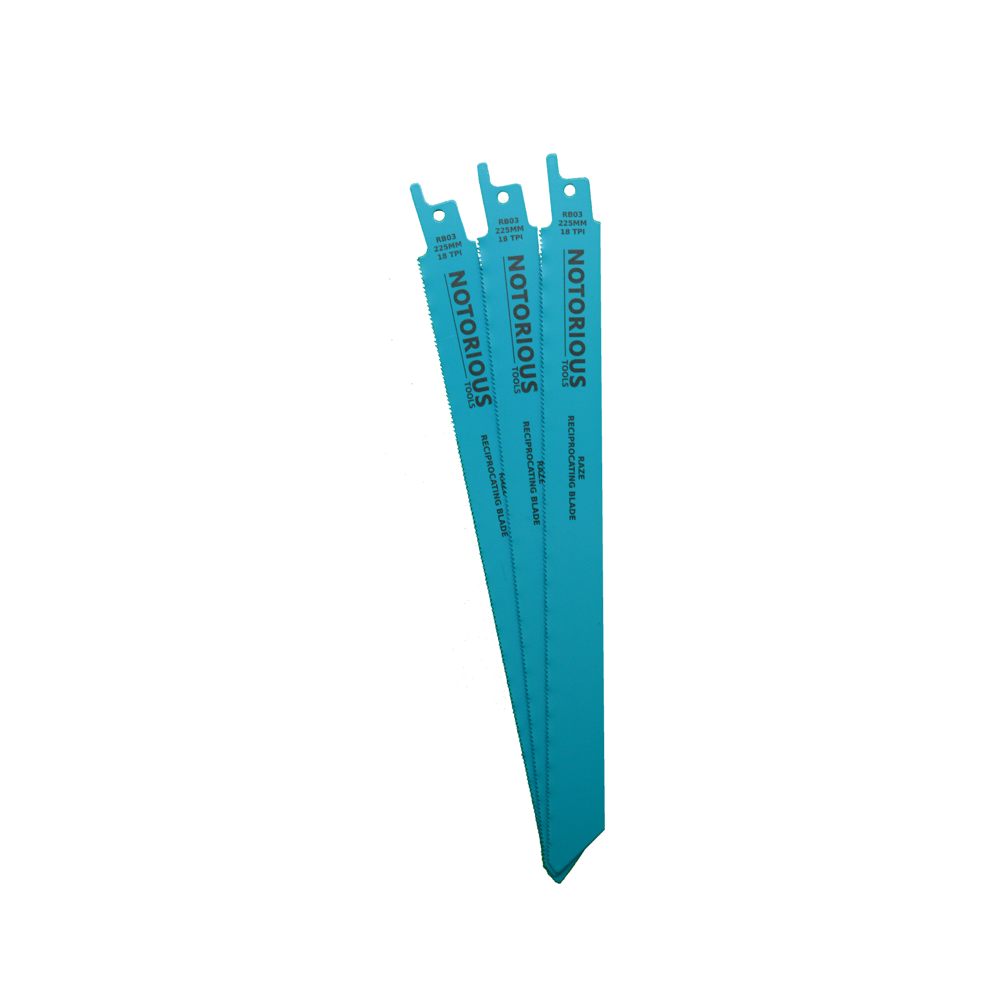 225mm Raze Reciprocating Blades - 3 Pack