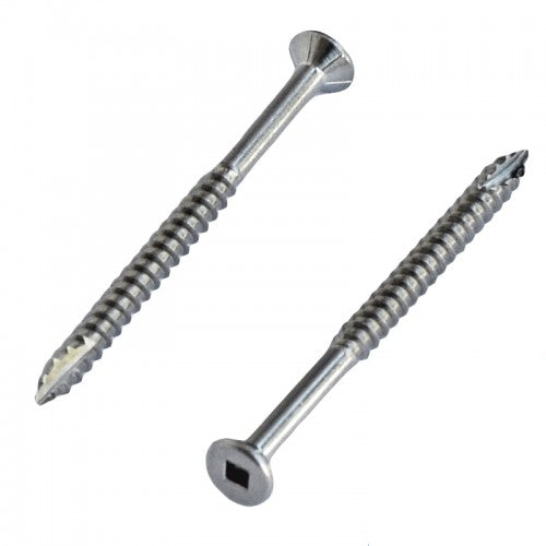 Square Drive Decking Screws - 304 Stainless Steel