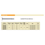AnchorMark 6.3mm TTM (Timber to Metal) Ruspert Self Drilling Screw (Various Sizes)