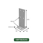 T Blade Post Support - Galvanised - Box of 6