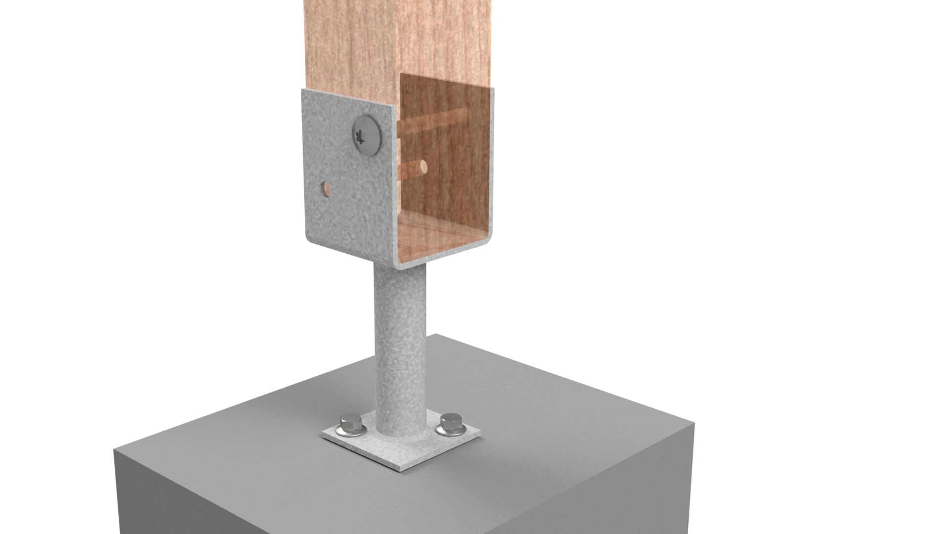 Vuebolt Concealed Thread Bolt - Card Of 2
