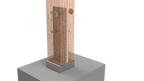 Vuebolt Concealed Thread Bolt - Card Of 2